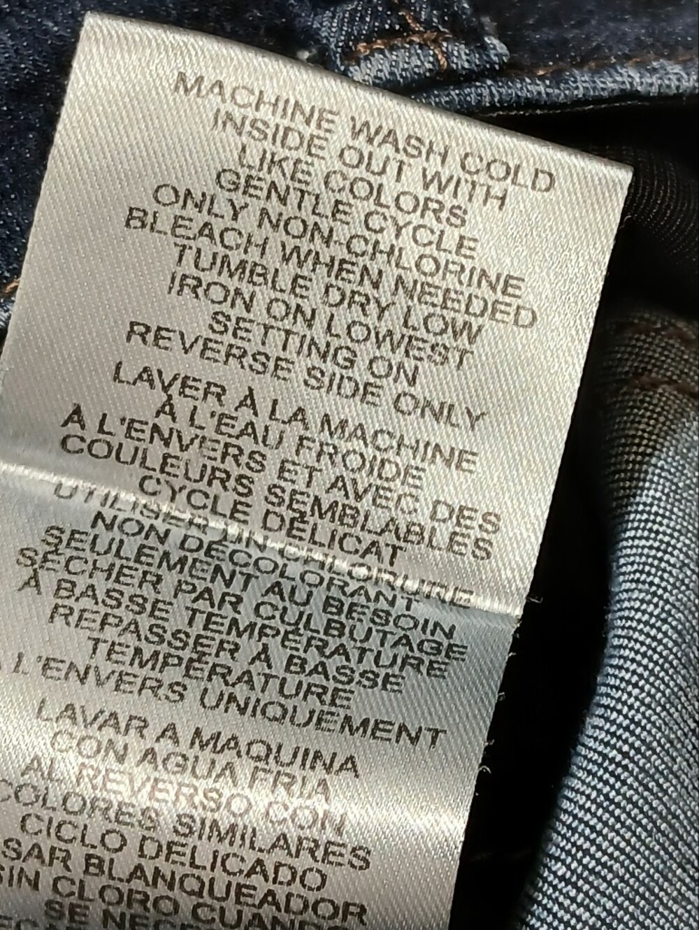 Wit & Wisdom 'Ab'Solution Jeans Ankle Skimmer Dark Wash Stretch Denim L104KEFF - Picture 5 of 6